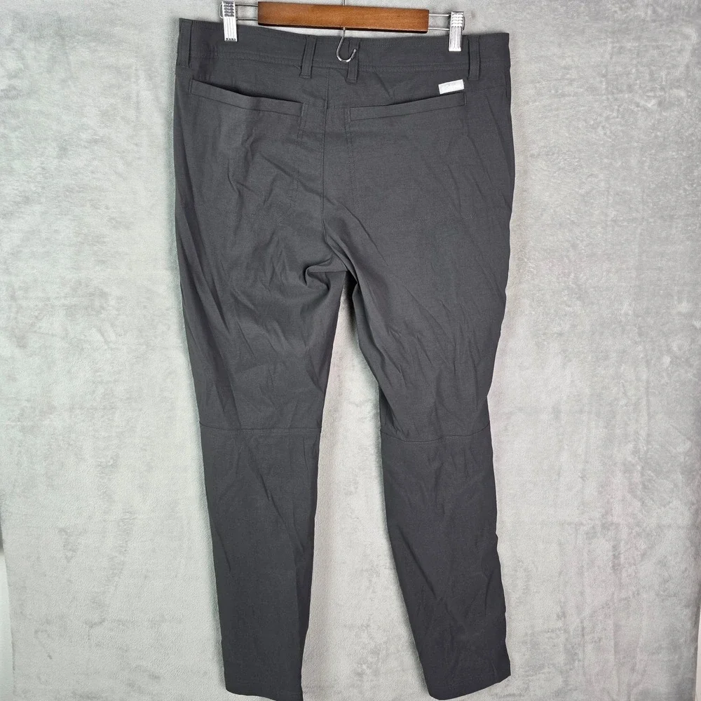Columbia Omni-Shield Mens Gray Hiking Pants AM0668 Water Repellent 36x32 Stretch